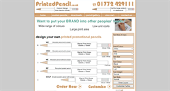 Desktop Screenshot of printedpencil.co.uk